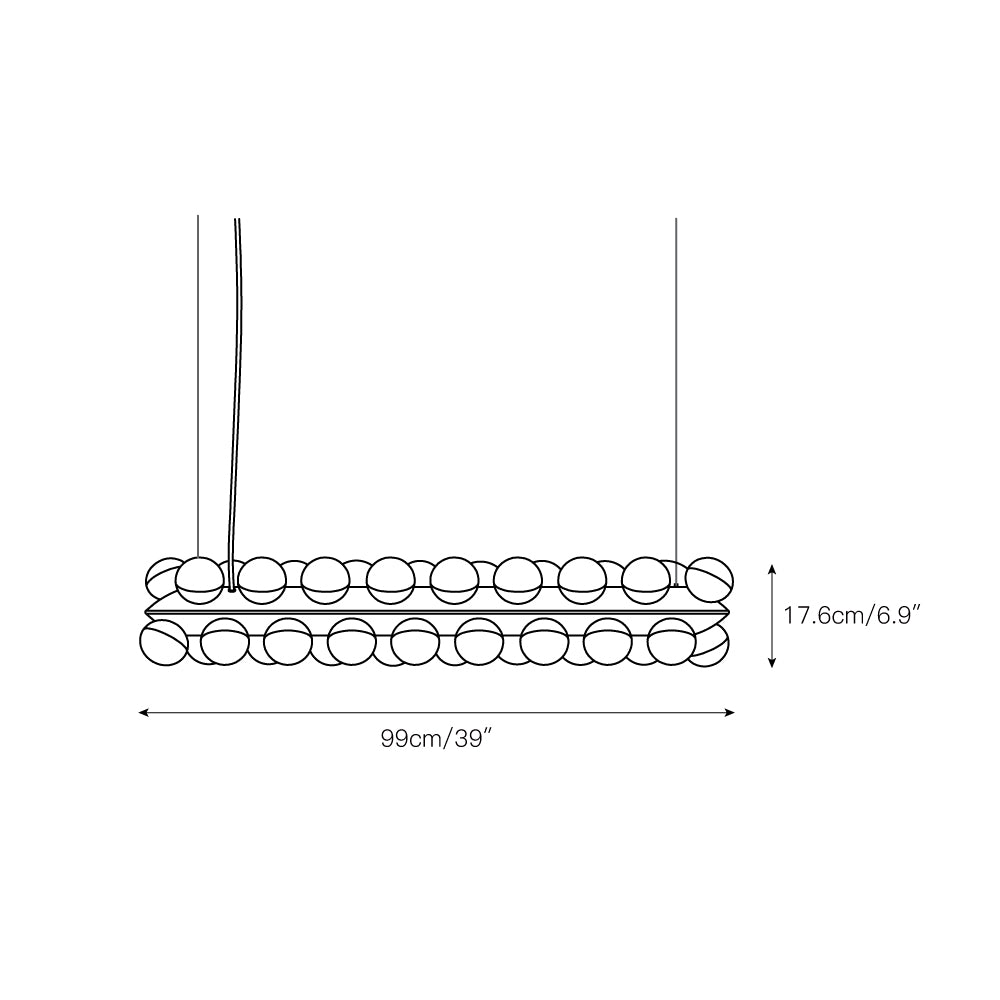 Lampe suspendue accessoire