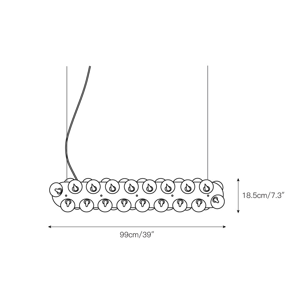 Lampe suspendue accessoire