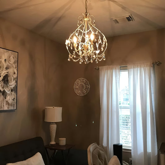 Provencal Blanc Chandelier