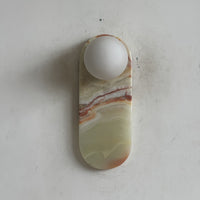 Lucie Cyan Onyx Sconce ∅ 4.7″ x H 12.6″