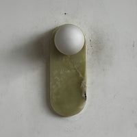 Lucie Cyan Onyx Sconce ∅ 4.7″ x H 12.6″