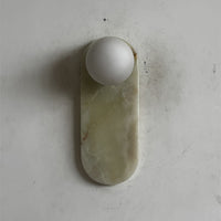 Lucie Cyan Onyx Sconce ∅ 4.7″ x H 12.6″