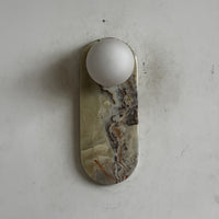 Lucie Cyan Onyx Sconce ∅ 4.7″ x H 12.6″