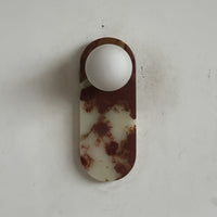 Lucie Cyan Onyx Sconce ∅ 4.7″ x H 12.6″