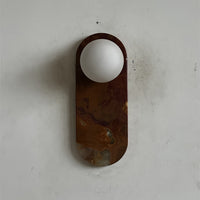 Lucie Cyan Onyx Sconce ∅ 4.7″ x H 12.6″