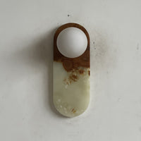 Lucie Cyan Onyx Sconce ∅ 4.7″ x H 12.6″