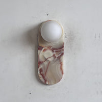Lucie Cyan Onyx Sconce ∅ 4.7″ x H 12.6″