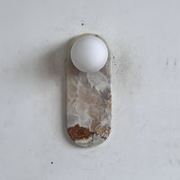 Lucie Cyan Onyx Sconce ∅ 4.7″ x H 12.6″