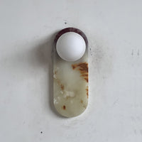 Lucie Cyan Onyx Sconce ∅ 4.7″ x H 12.6″