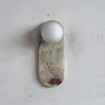 Load image into Gallery viewer, Lucie Cyan Onyx Sconce ∅ 4.7″ x H 12.6″
