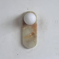 Lucie Cyan Onyx Sconce ∅ 4.7″ x H 12.6″