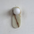 Load image into Gallery viewer, Lucie Cyan Onyx Sconce ∅ 4.7″ x H 12.6″
