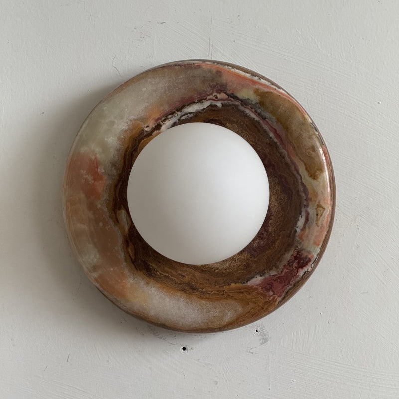 Orli Cyan Onyx Sconce