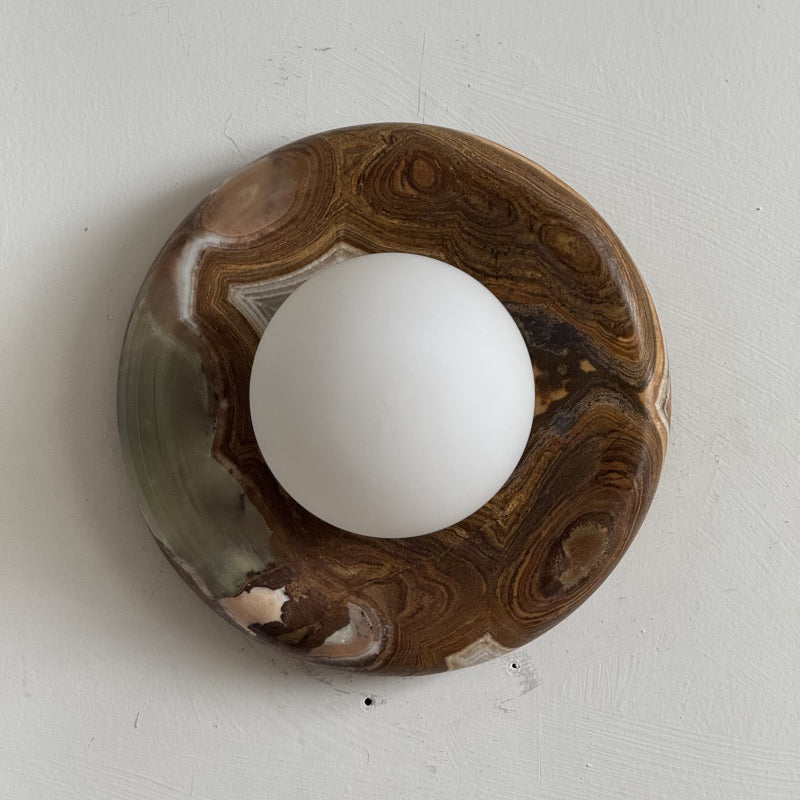 Orli Cyan Onyx Sconce