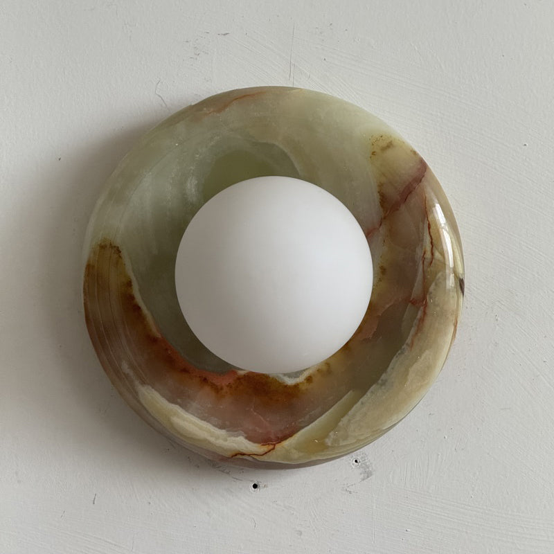 Orli Cyan Onyx Sconce