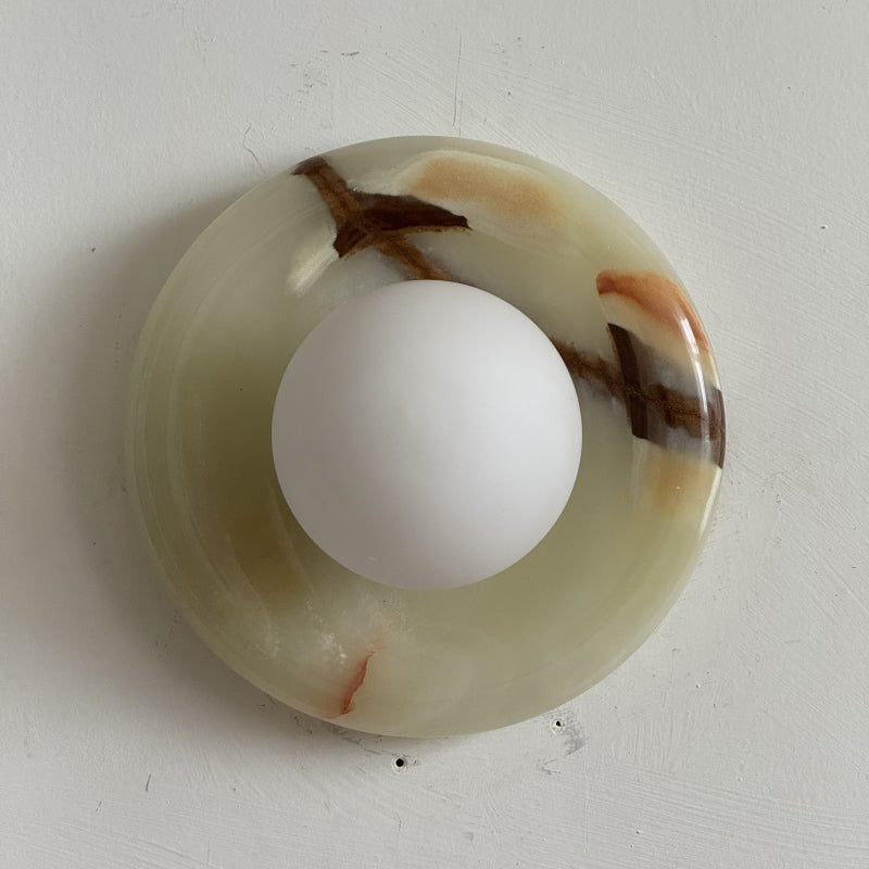 Orli Cyan Onyx Sconce