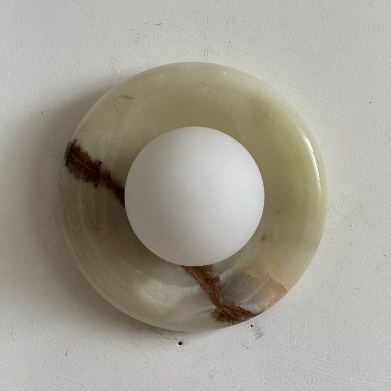 Orli Cyan Onyx Sconce