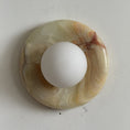 Load image into Gallery viewer, Orli Cyan Onyx Sconce
