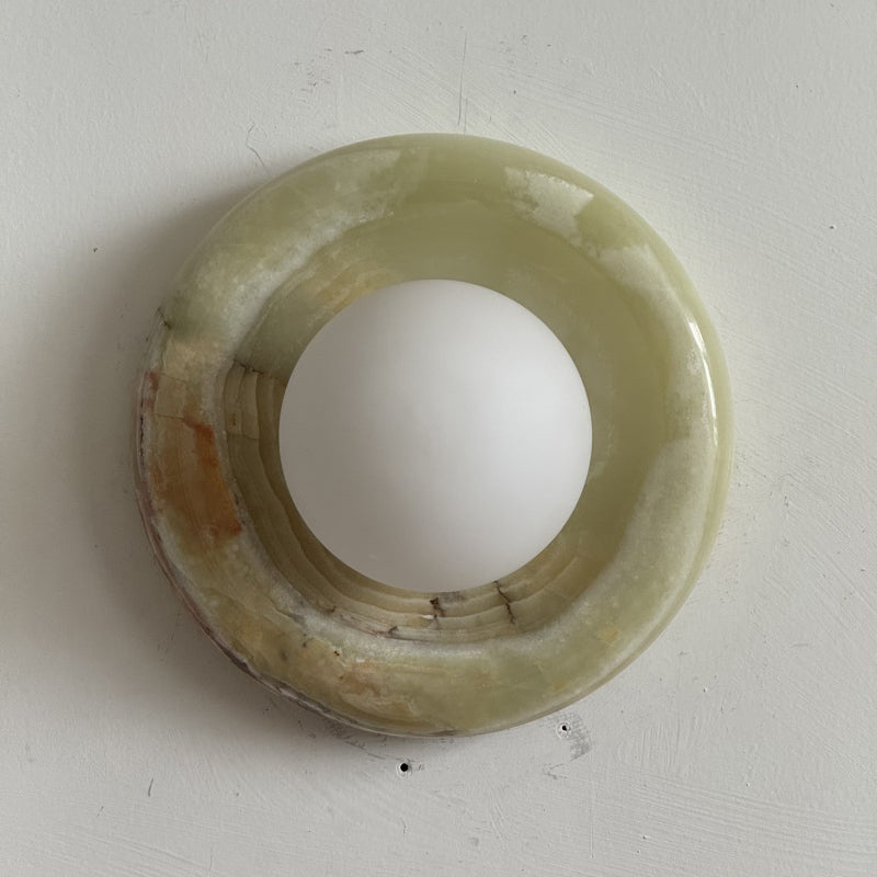 Orli Cyan Onyx Sconce