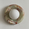Load image into Gallery viewer, Orli Cyan Onyx Sconce
