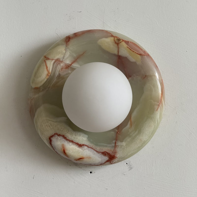 Orli Cyan Onyx Sconce
