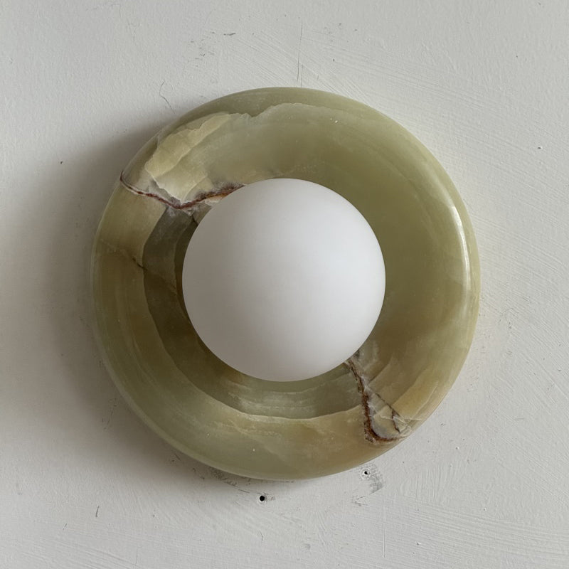 Orli Cyan Onyx Sconce