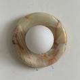 Load image into Gallery viewer, Orli Cyan Onyx Sconce
