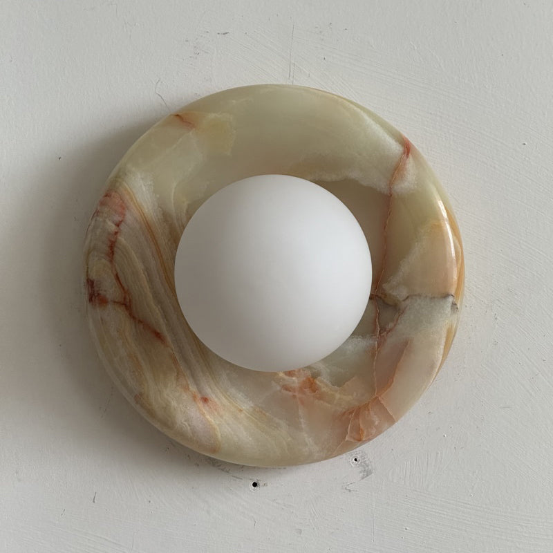 Orli Cyan Onyx Sconce