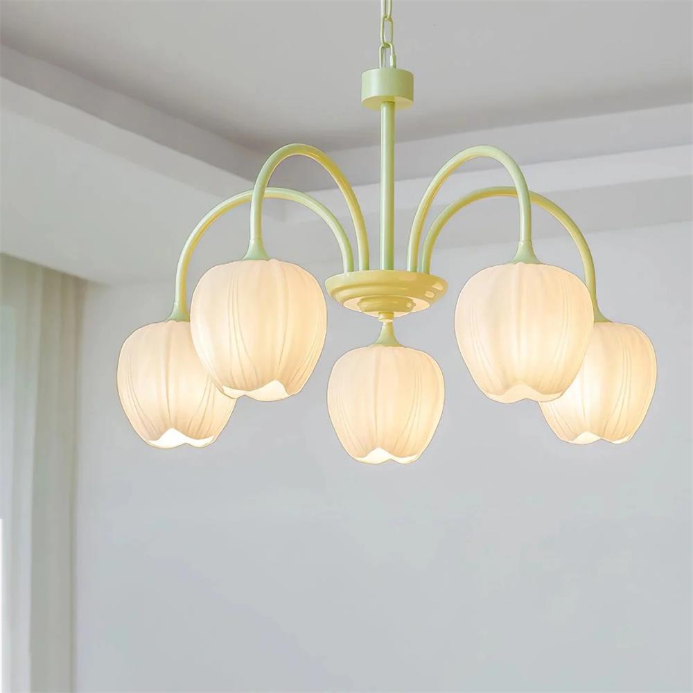 Tulip Matcha Chandelier