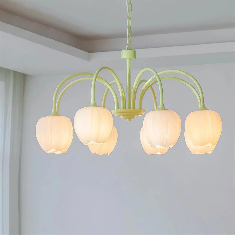 Tulip Matcha Chandelier