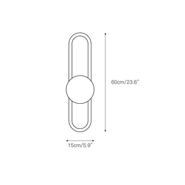 Ra Wall Lamp – detail 3 — Dimension drawings 1