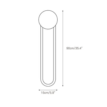 Ra Wall Lamp – detail 7 — Dimension drawings 5