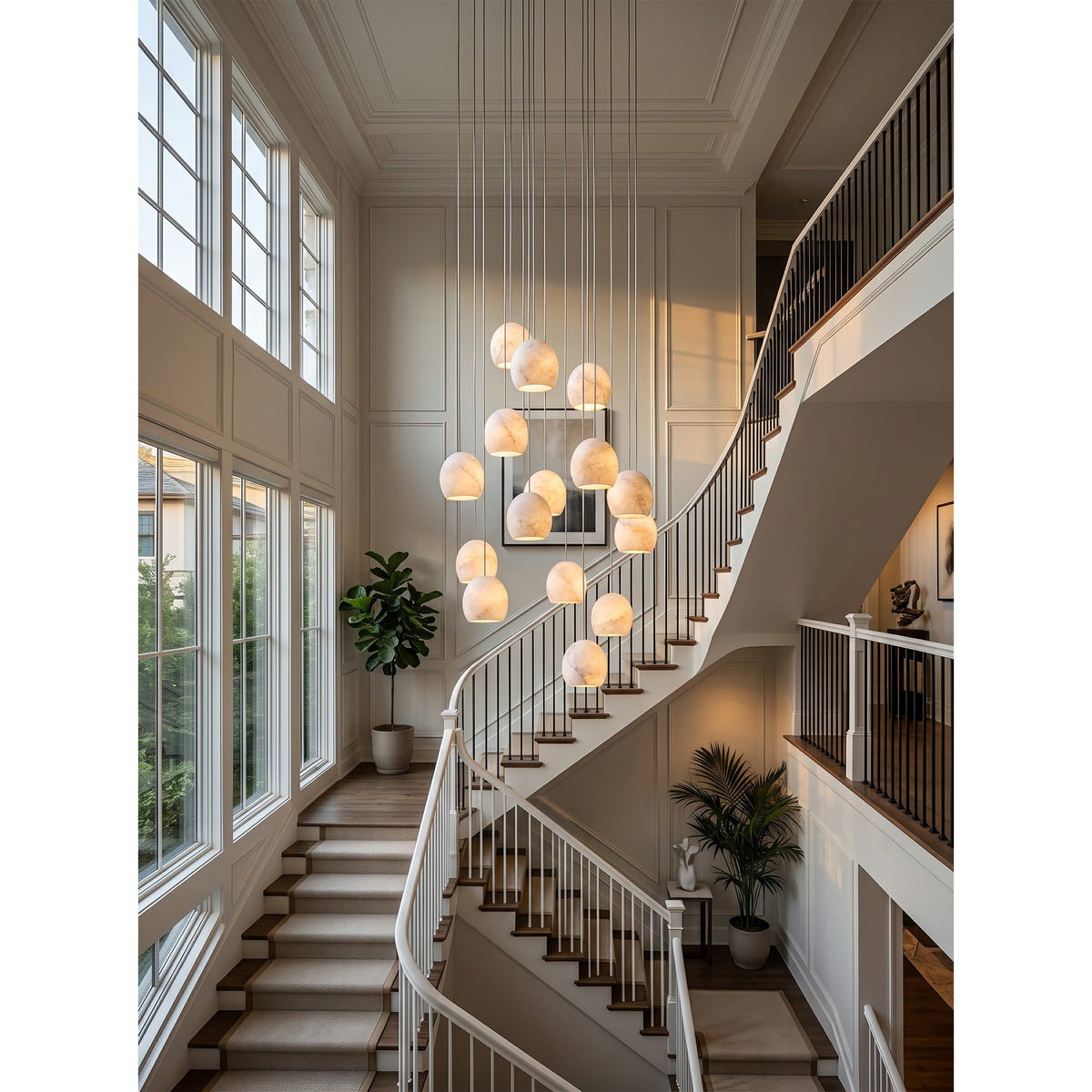 Arica Alabaster Chandelier