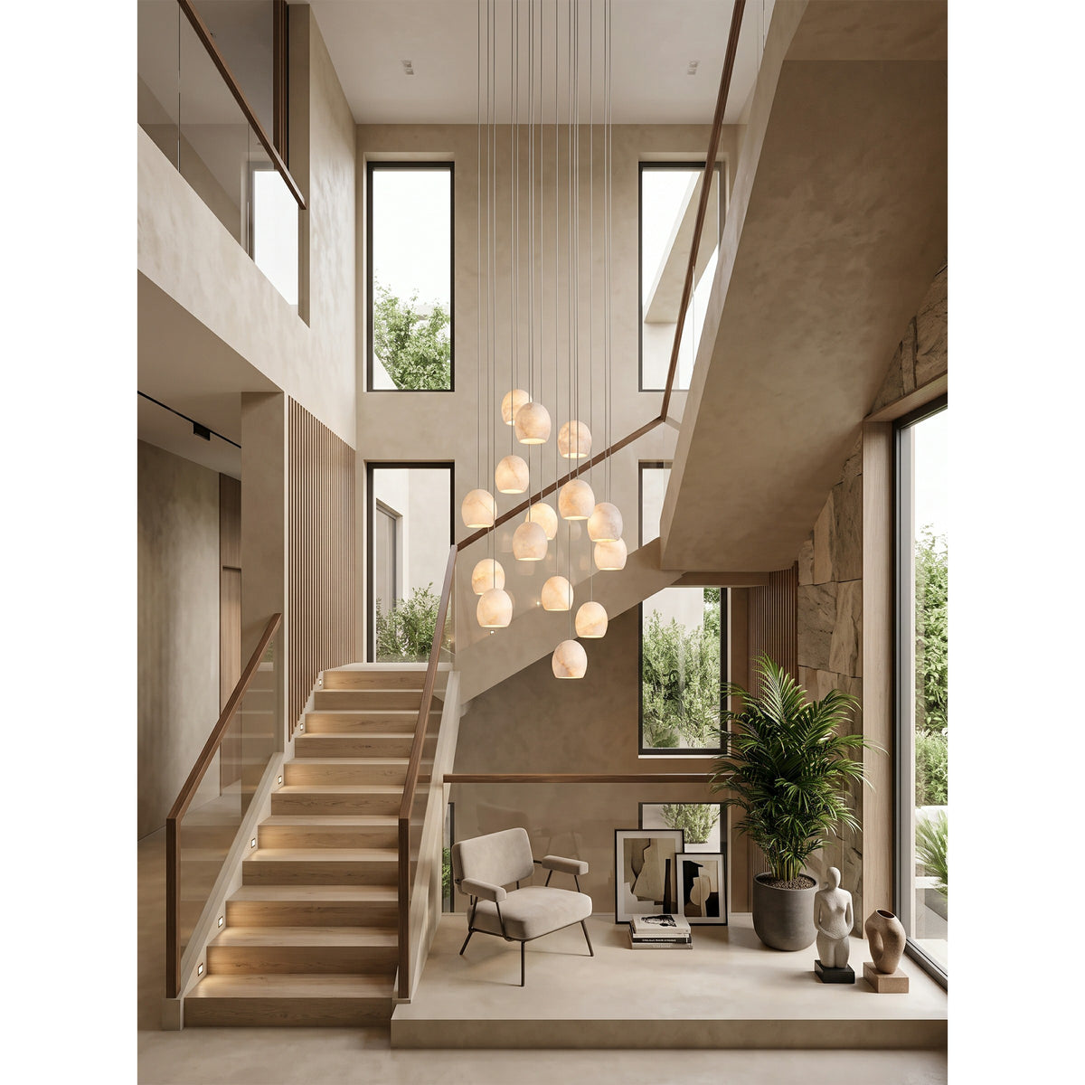 Arica Alabaster Chandelier