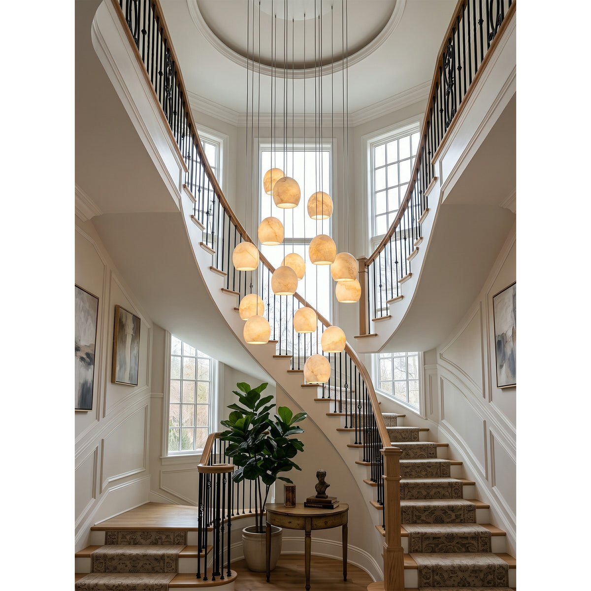 Arica Alabaster Chandelier