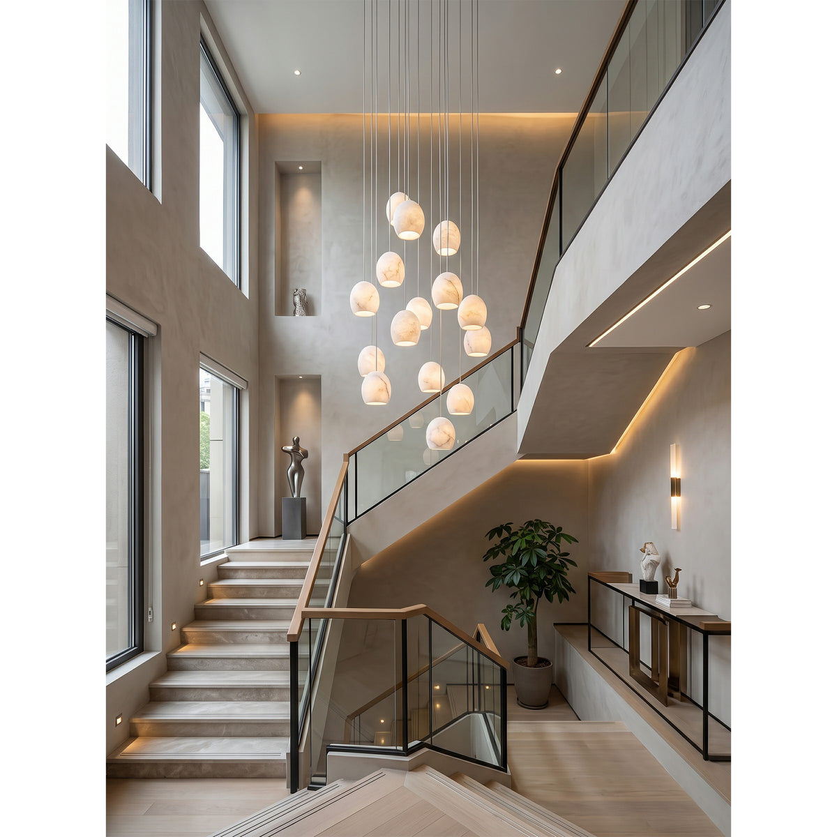 Arica Alabaster Chandelier