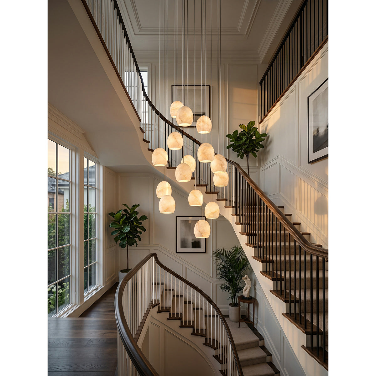 Arica Alabaster Chandelier