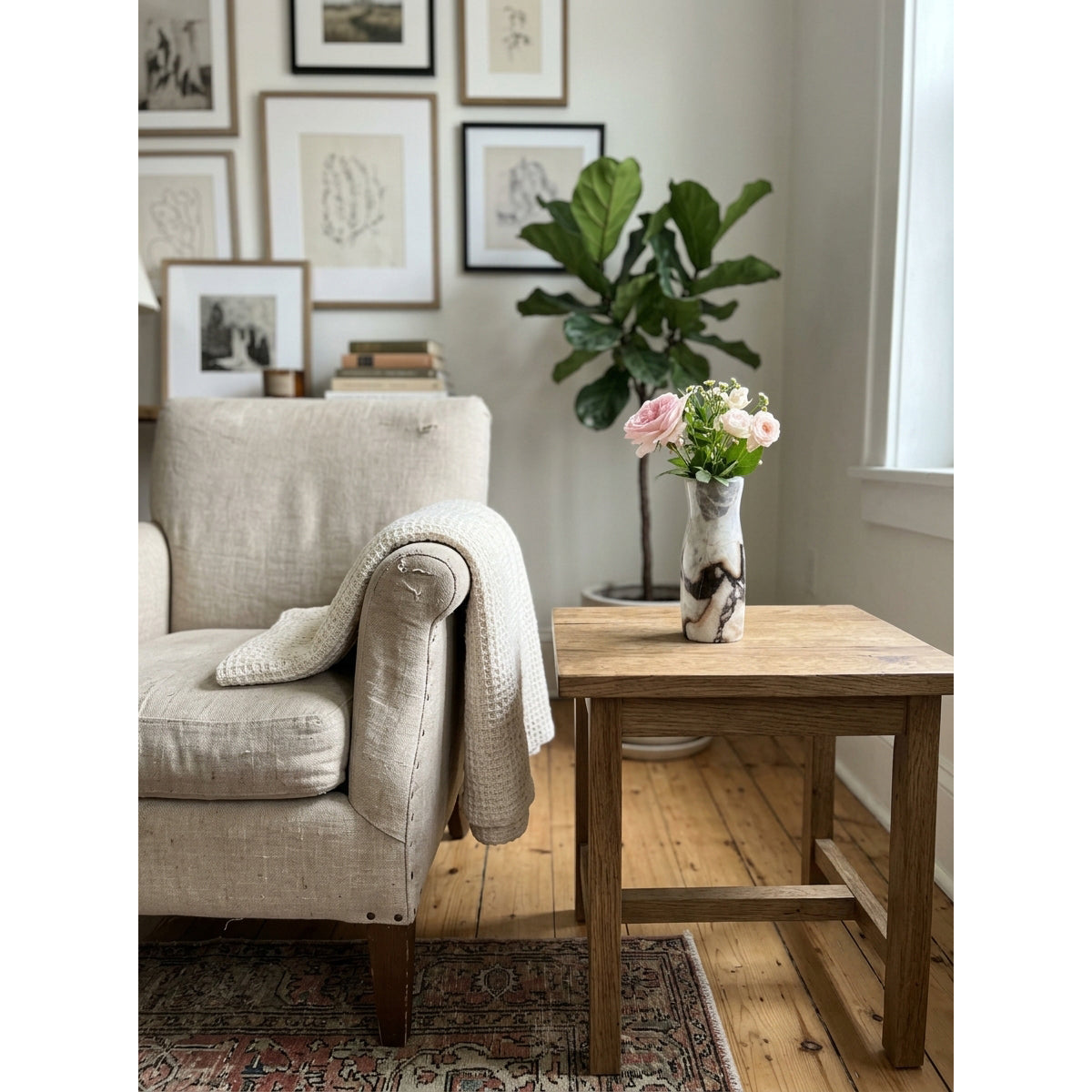 Calyx Marble Vase