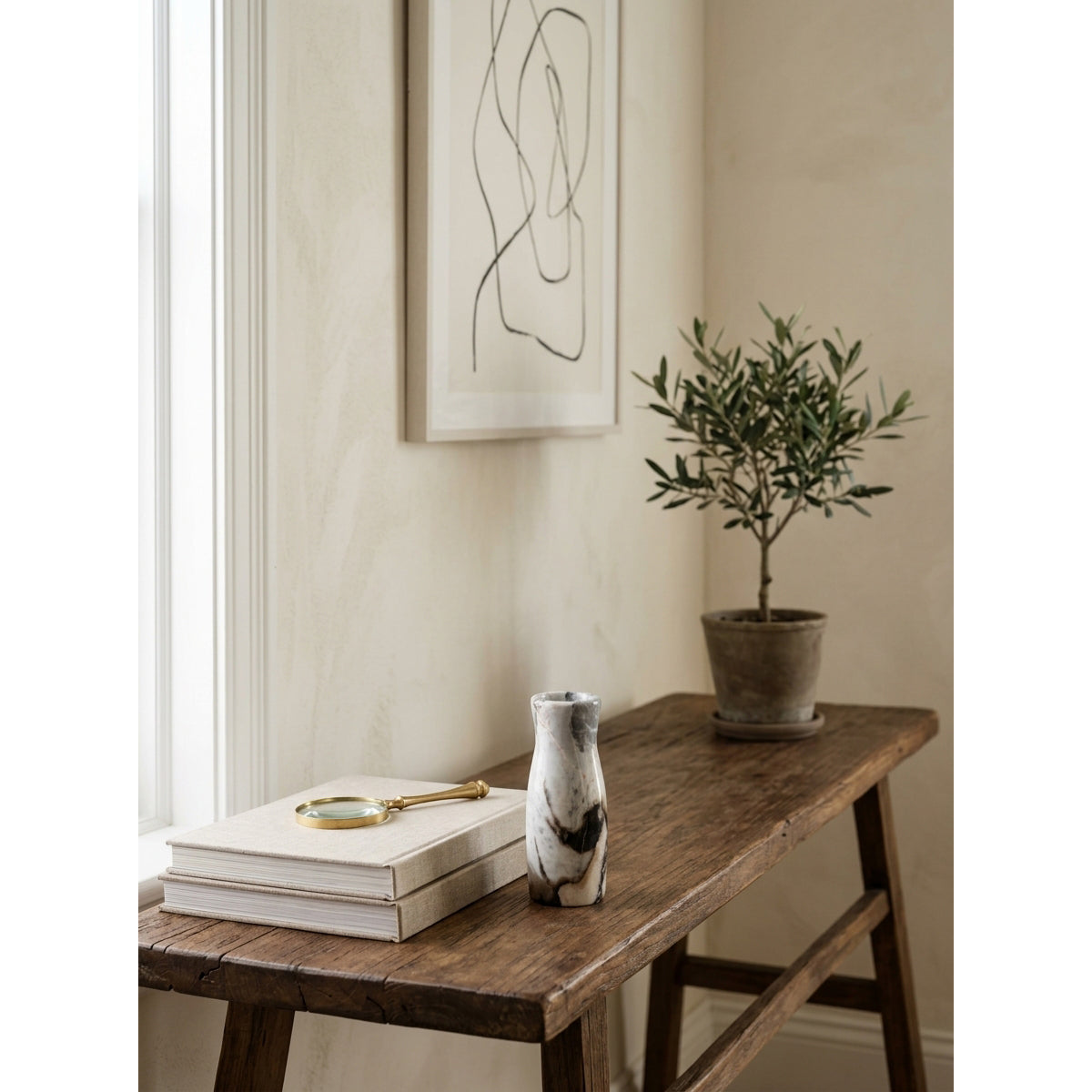 Calyx Marble Vase