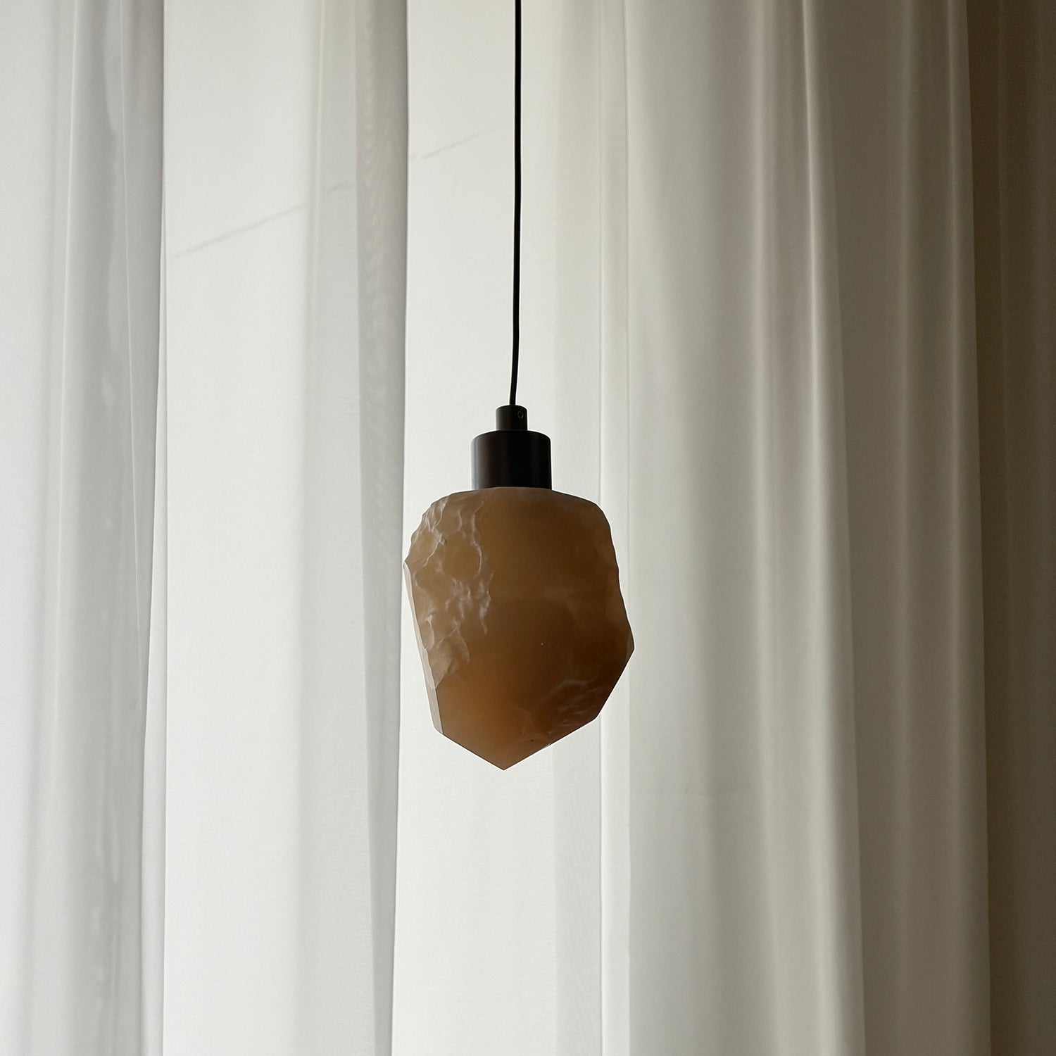 Solstice Nugget Alabaster Pendant Lamp
