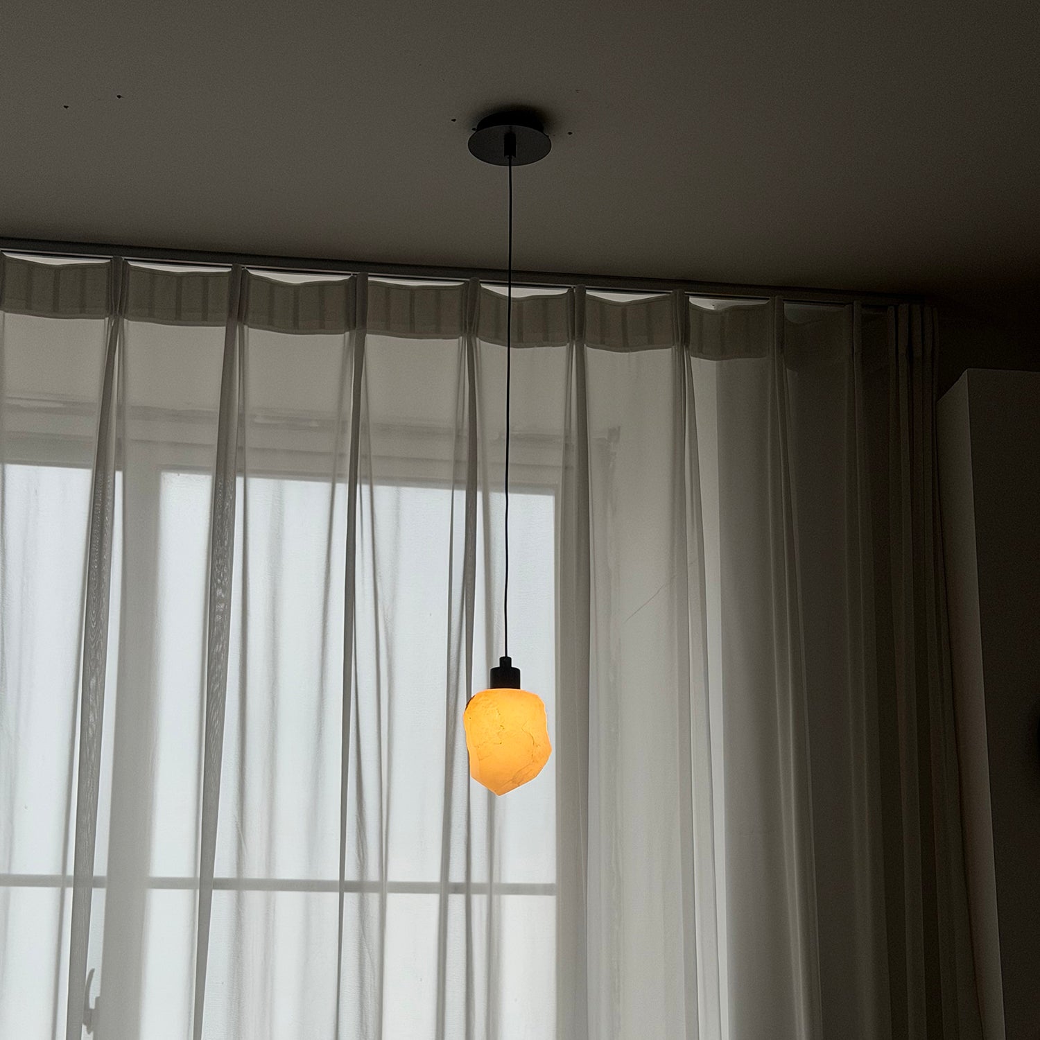 Solstice Nugget Alabaster Pendant Lamp