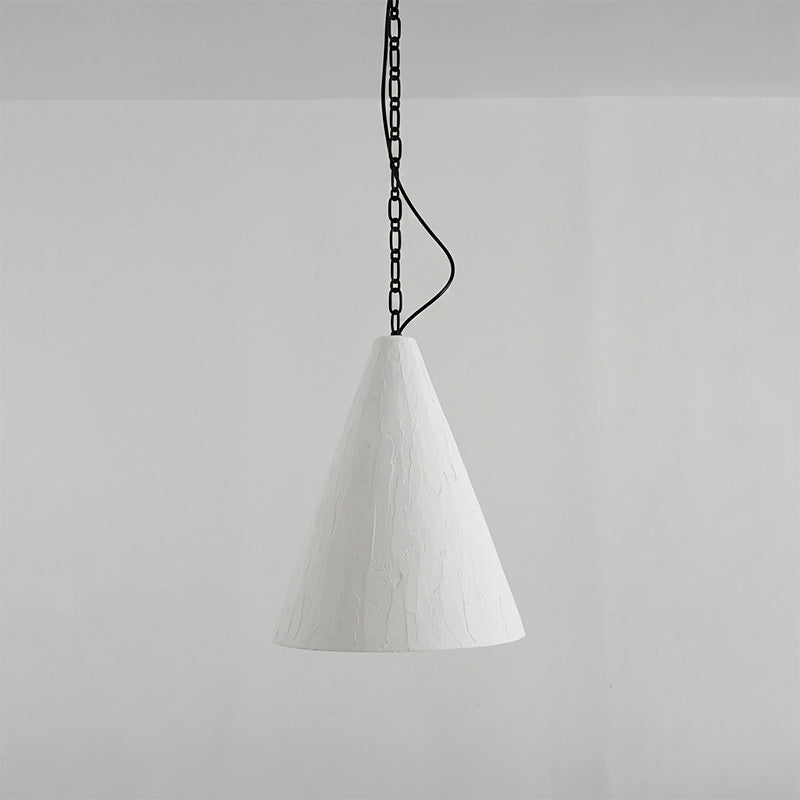 White Plaster Pendant Lamp