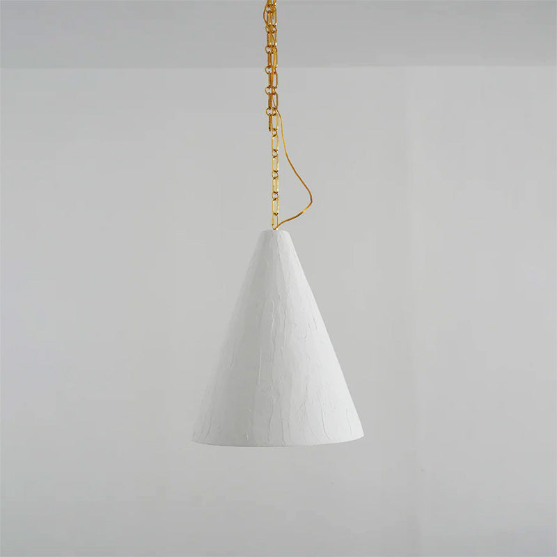 White Plaster Pendant Lamp
