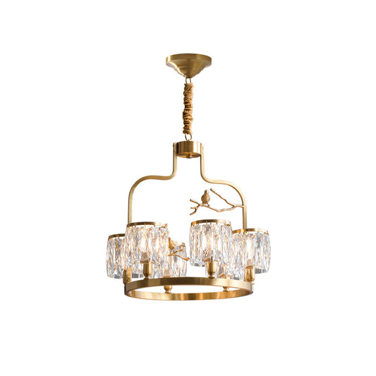 Crystal Bird Chandelier