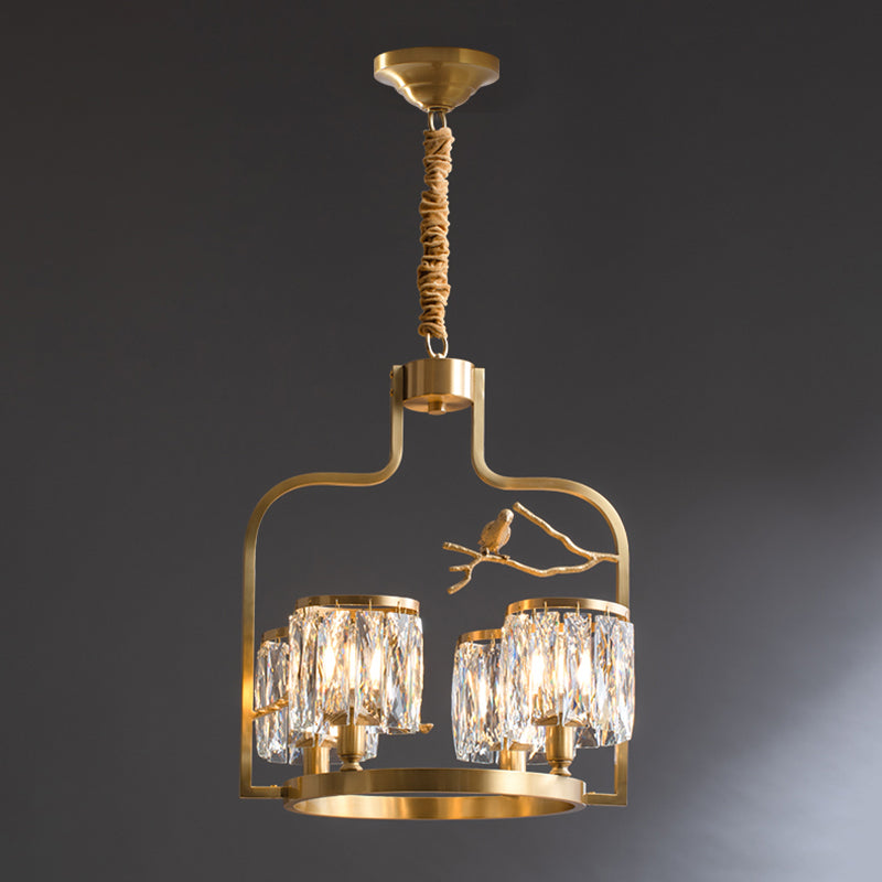 Crystal Bird Chandelier