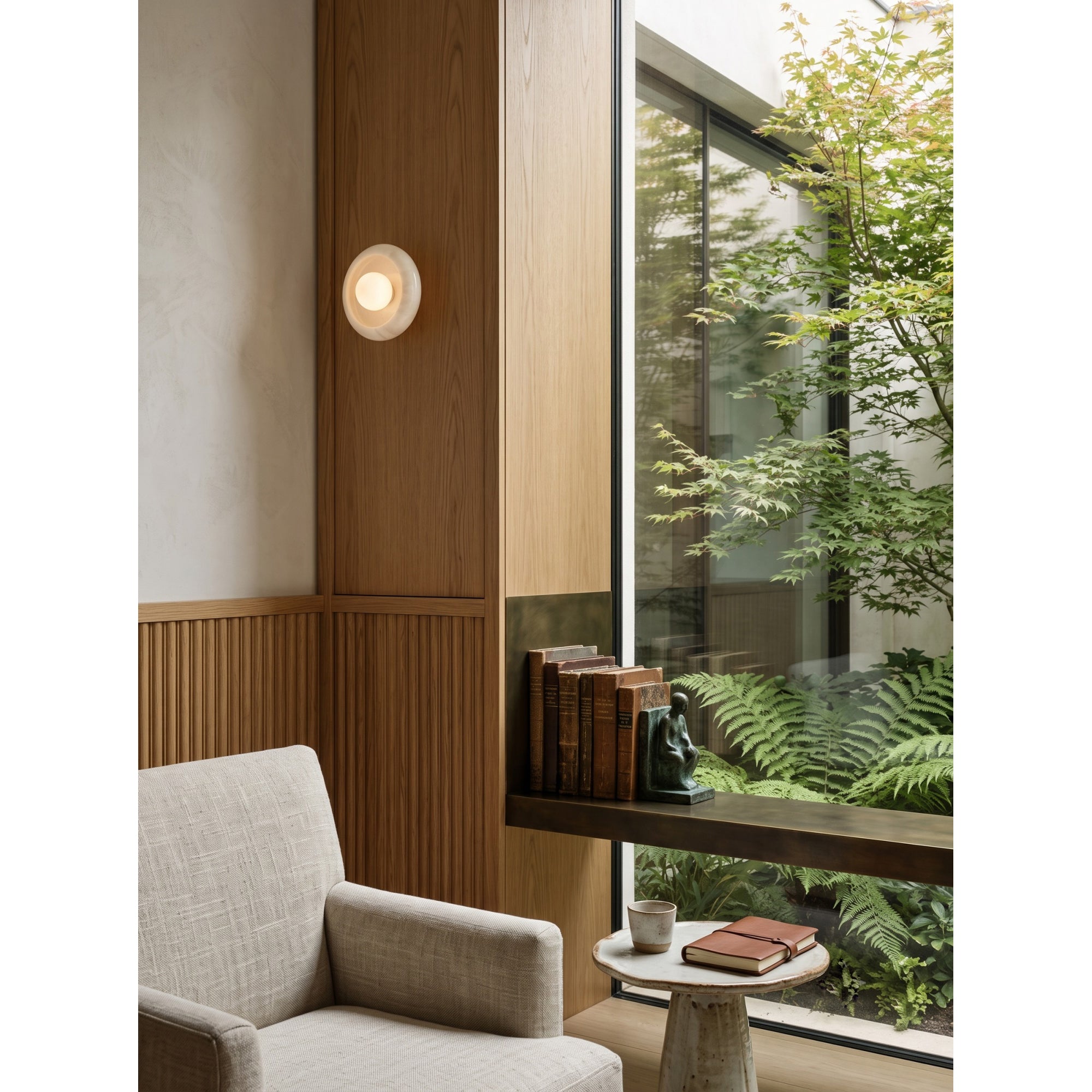 Eclipse Marble Wall Sconce