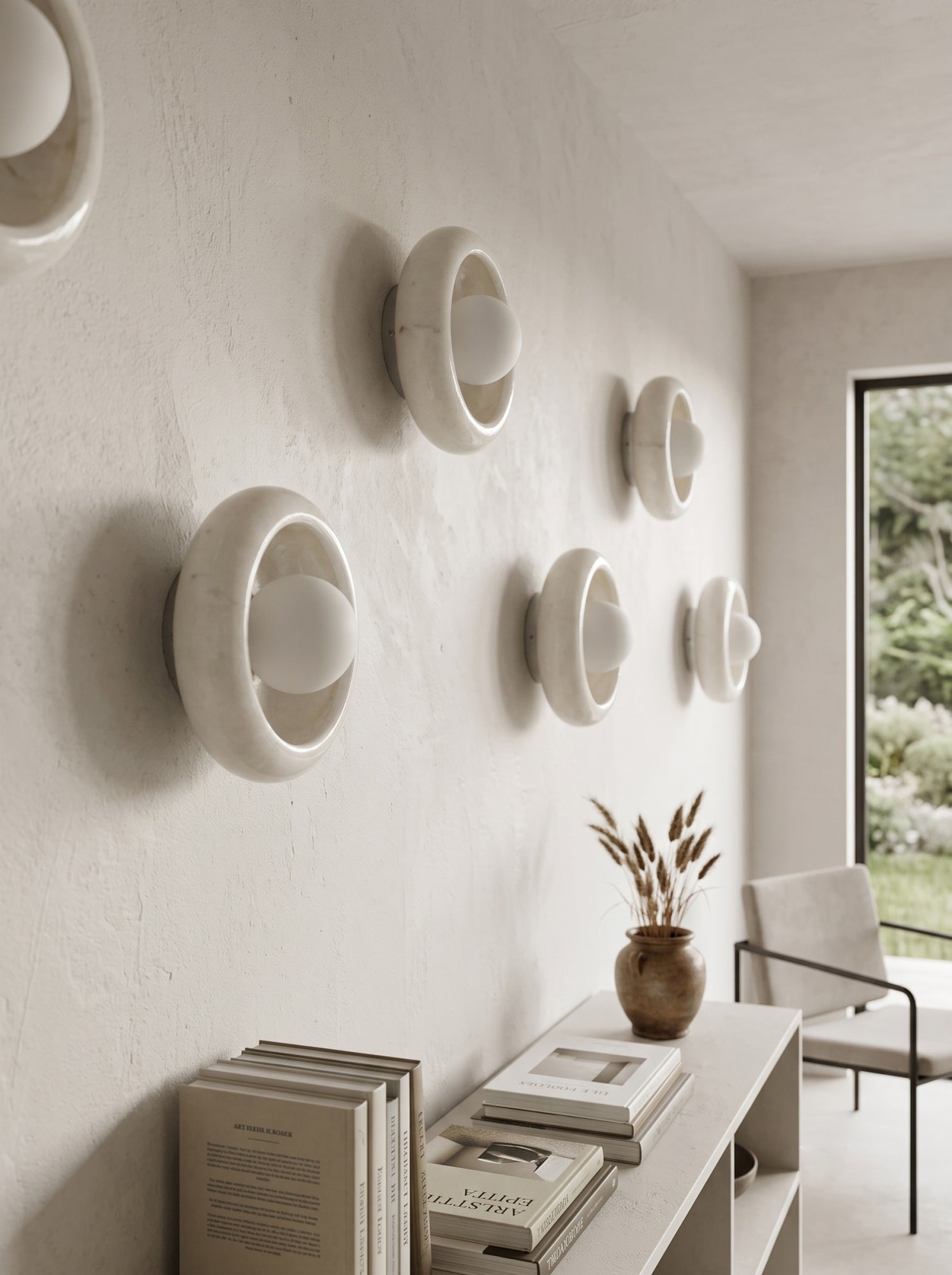 Eclipse Marble Wall Sconce