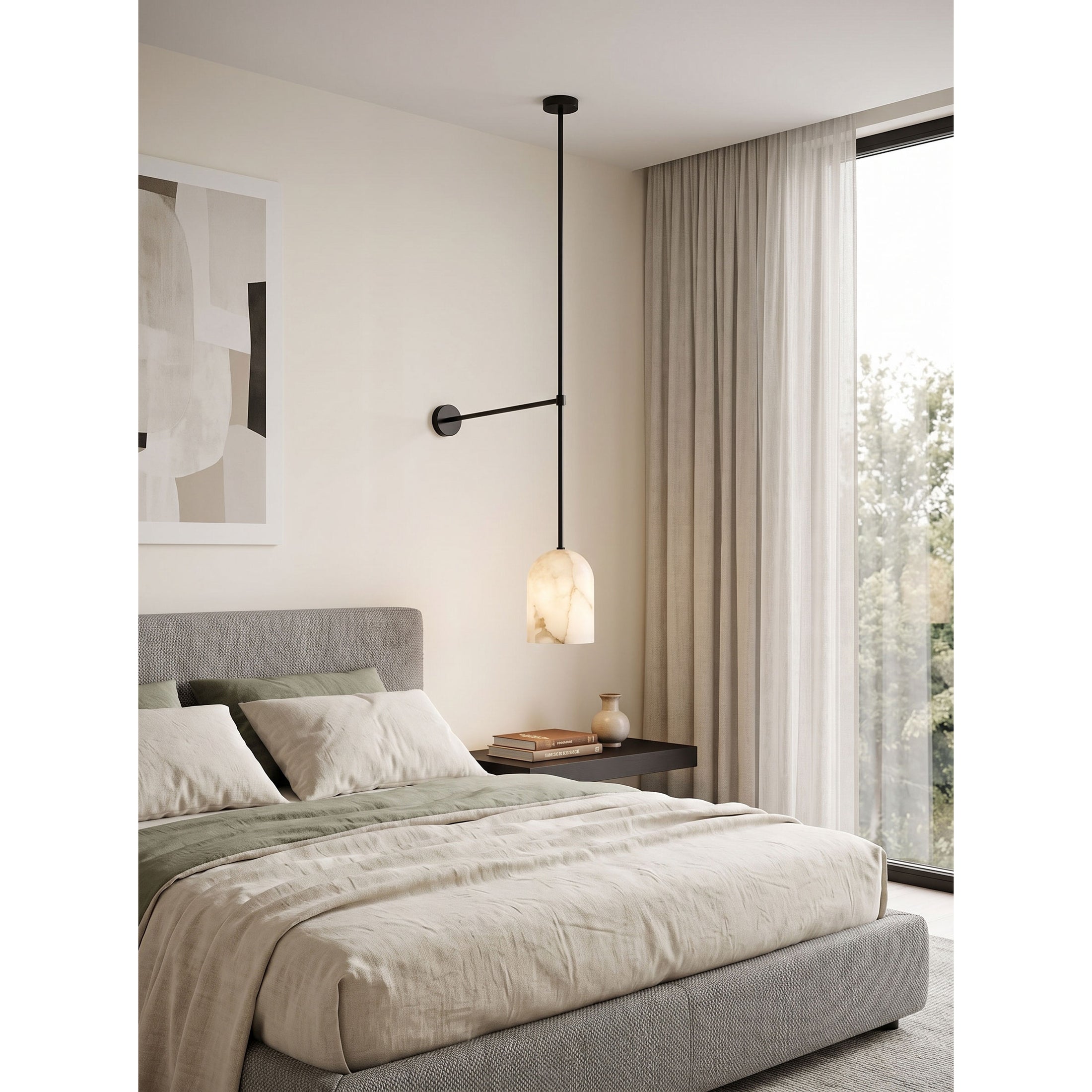 Equinox Alabaster Wall Sconce