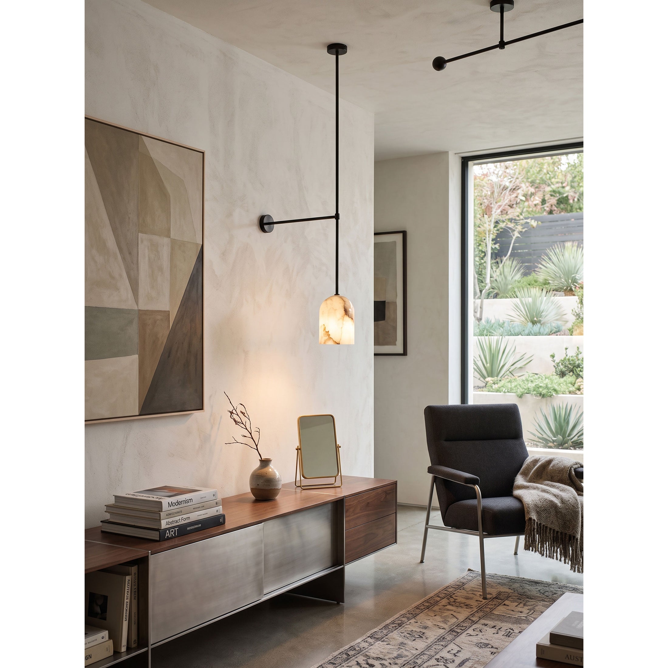 Equinox Alabaster Wall Sconce