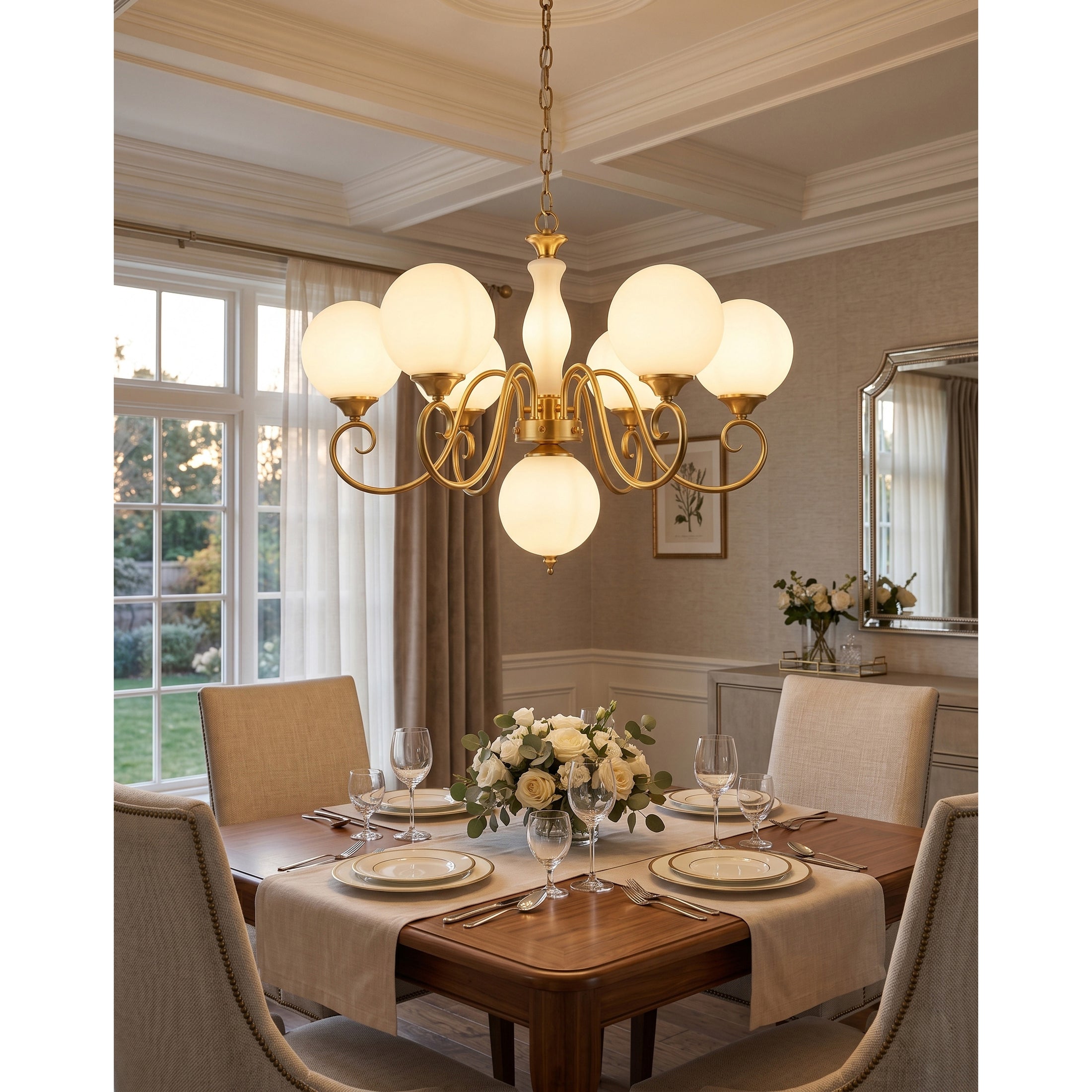 Evelyn Glass Chandelier